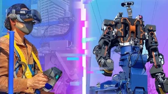 日本JR West公司用VR控制巨型机器人建铁路