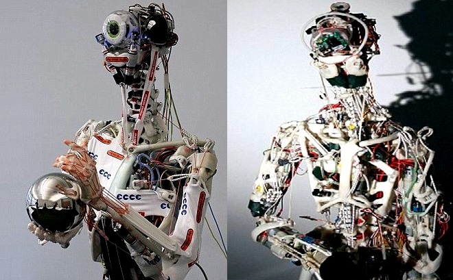 长有人类皮肉的机器人或可用来培育人体组织：外表太吓人
